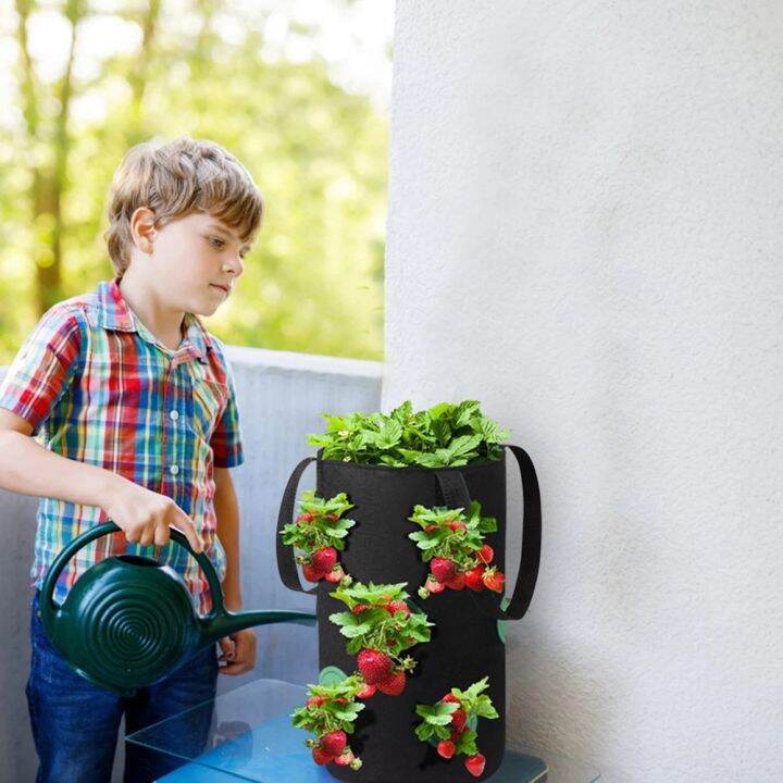 garden-planting-bag-strawberry-grow-bag-3l-multi-mouth-vertical-flower-herb-tomato-planter-bag-garden-decoration