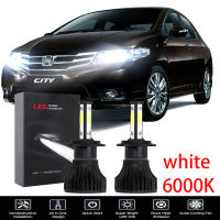 สำหรับ Honda City (TMO) 5th Gen 2008 - 2014 (ไฟหน้า) Combo Pack 6000K สีขาว LED ไฟหน้าชุดหลอดไฟ2ชิ้น