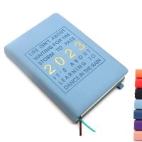《   CYUCHEN KK 》 Agenda 2023 A5 Planner Notebooks Weekly Monthly Diary Journal Goal Habit Schedules School Office Supplies Kawaii Stationery