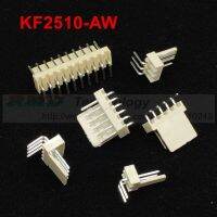 50ชิ้น/ล็อต Kf2510 Kf2510-2-12aw 2510 2.54มม. หัวต่อตัวผู้หัวหมุดมุมขวา2.54มม. 2 3 4 5 6-12พิน Gratis Ongkir