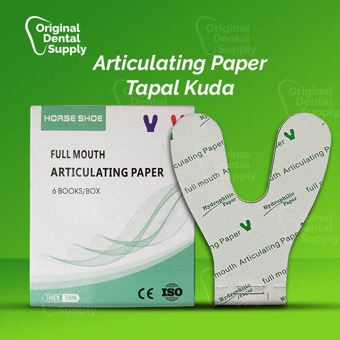 Articulating paper tapal kuda Dental articulating full mouth Lazada Indonesia