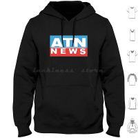 Atn News Hoodie cotton Long Sleeve Succession Hbo Waystar Royco Waystar Royco Succession Hbo Kendall Roy Logan Roy Cousin Greg