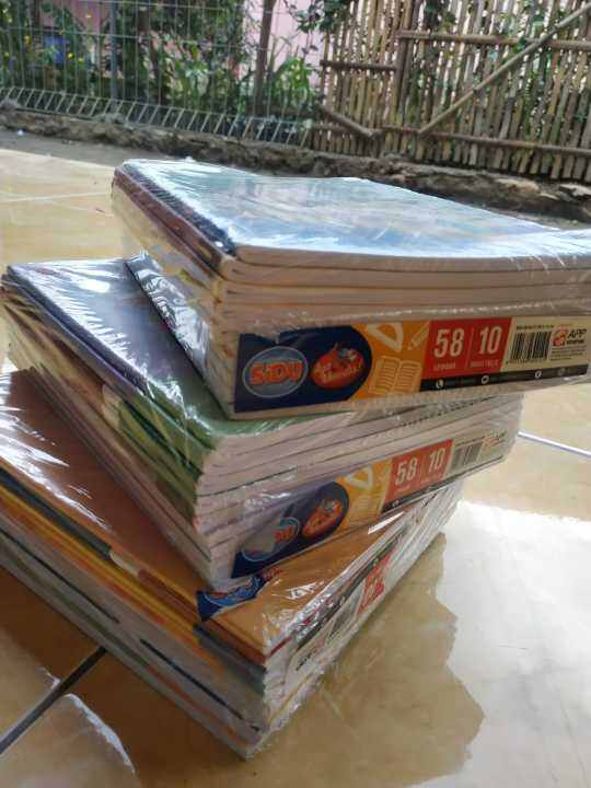 BUKU TULIS BERGARIS SIDU 38 LEMBAR ISI 10 BUKU//SIDU 58 LEMBAR ISI 10 ...