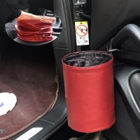 hot！【DT】▬  Car Folding Trash Can Interior Garbage Storage Organizer Rubbish