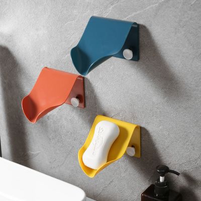 Perforasi-Gratis Pengeringan Dinding Hanging Plastik Sabun Kotak Pemegang Toilet Kamar Mandi Rak Sabun Tray Kamar Mandi Perlengkapan