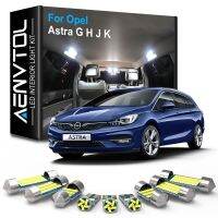 ไฟแคนบัสภายใน AENVTOL LED สำหรับ Opel Astra G H J K GTC 1998 1999 2000 2002 2003 2005 2007 2009 2013 2016อุปกรณ์2019