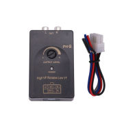 รถ Rca สเตอริโอเอาต์พุตตัวแปลงสัญญาณเสียง Ph-2สูงถึงต่ำ Summing Output Converter อะแดปเตอร์สายไฟพร้อมฟังก์ชั่น Delay【fast】