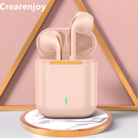 Pink J18 TWS Bluetooth-earbuds True Wireless Headset Gaming Earphone HIFI Stereo Headphones Waterproof For Xiaomi