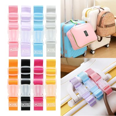 【YF】 Carrying Clip Baggage Tie Down Belt Lock Hooks Travel Suitcase Straps Buckle Anti-lost Adjustable Luggage Bag