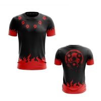 Naruto คอสเพลย์ Unisex Men Casual เสื้อยืด3D แขนสั้น Tee