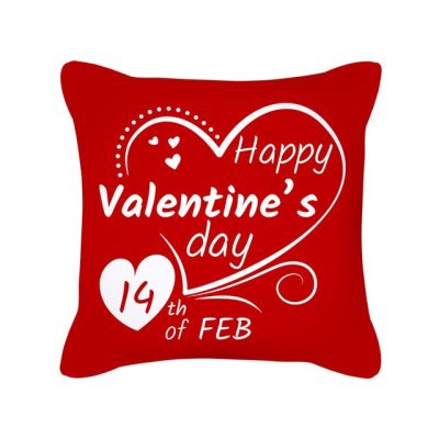 ปลอกหมอนตกแต่งวัน Valentine39หัวใจรักโรแมนติกตัวอักษรปลอกหมอนแต่งงานตกแต่งชุดช่อดอกไม้แต่งบ้านปลอกหมอน