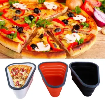 Foldable Triangular Pizza Slice Container Kitchen Tools Reusable Pizza Pack Container  Box Pizza Storage Container Portable - AliExpress