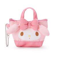 เป้สะพายหลัง Sanrio Hello Kitty กระเป๋าถือผ้าใบการ์ตูนสำหรับเด็กผู้ชายเด็กผู้หญิงกระเป๋าเก็บบัตร Dompet Koin กระเป๋าเหรียญทำนองกระเป๋าเก็บบัตร