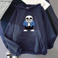 Undertable Sans Hoodies Mens Clothes Game Graphic Sweatshirts Cartoon SKULL Hooded Casual Hip Hop Long Sleeve Pullovers Hoody Size XS-4XL