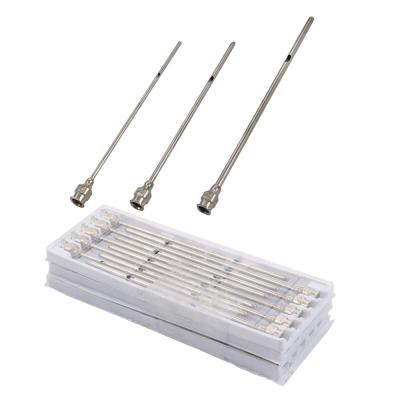 ；【‘； Cow Sheep Tongru Needle 16/20/25# Cow Tongru Syringe Sheep Tongru Needle Filling Equipment Cow Tongru Needle 10 Pcs/Box