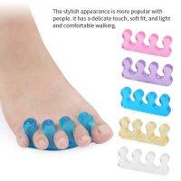 【CW】№✠∏  2pcs (1pair)  5 Colors Toe Separator Soft-Silicon Separators Soft Silicone Spacers