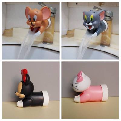 Tom and Jerry Mickey Minnie Cartoon faucet extender Child hand sanitizer faucet accessory
