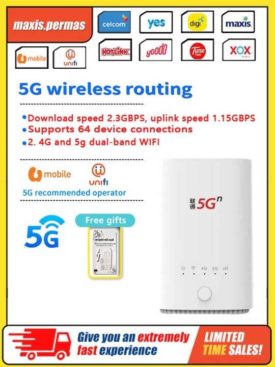 China Unicom 5G CPE VN007+ 5G ROUTER for all 5G | Lazada