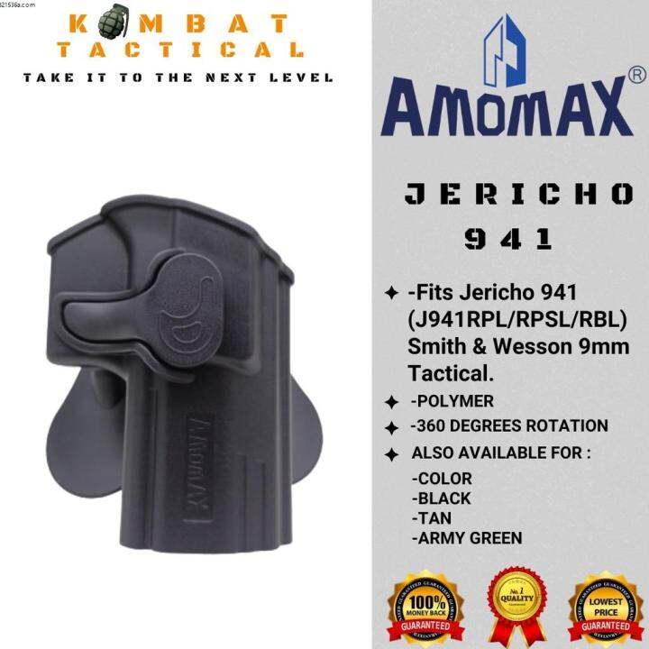 ♞AMOMAX OWB TACTICAL HOLSTER JERICHO 941☃ | Lazada PH