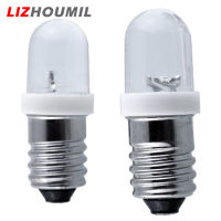 LIZHOUMIL สกรูหลอดไฟ Led Dc 6/12/24V หลอดไฟ E10โคมไฟสัญญาณเตือนขนาดเล็ก