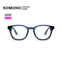 KOMONO Evan Slims Jale กรอบแว่นตา ทรงสี่เหลี่ยมผืนผ้า สีน้ำเงิน