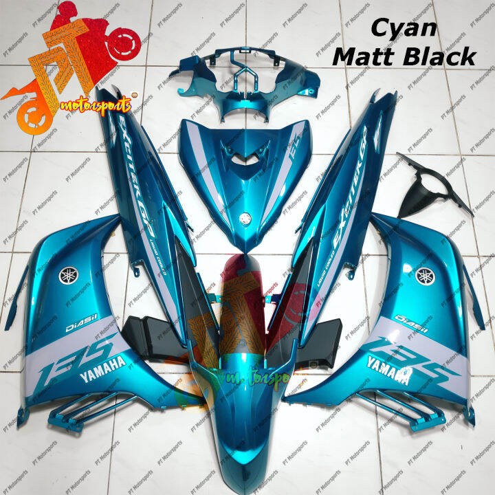 Yamaha Lc Cover Set Cyan Exciter Gp Cyan V V V V V Lazada