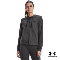 Under Armour UA Womens Rival Terry Full-Zip Hoodie อันเดอร์ อาร์เมอร์ เสื้อออกกำลังกาย สำหรับเพศหญิง