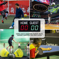 LED Electronic Score Board บาสเกตบอลฟุตบอลเกม Scoreboard รีโมทคอนโทรล Scoreboard US Plug 100‑240V