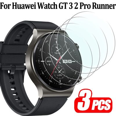 9H Tempered Glass for Huawei Watch GT 3 43mm GT 2 Pro 2E Pro 42mm 46mm Runner Smartwatch Screen Protector Explosion-Proof Film Replacement Parts