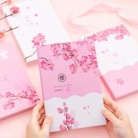 2021 Agenda Kawaii Sakura Notebook Grids Line Dot Weekly Monthly Planner Diary Journal Agenda Notepad Pink School Stationery