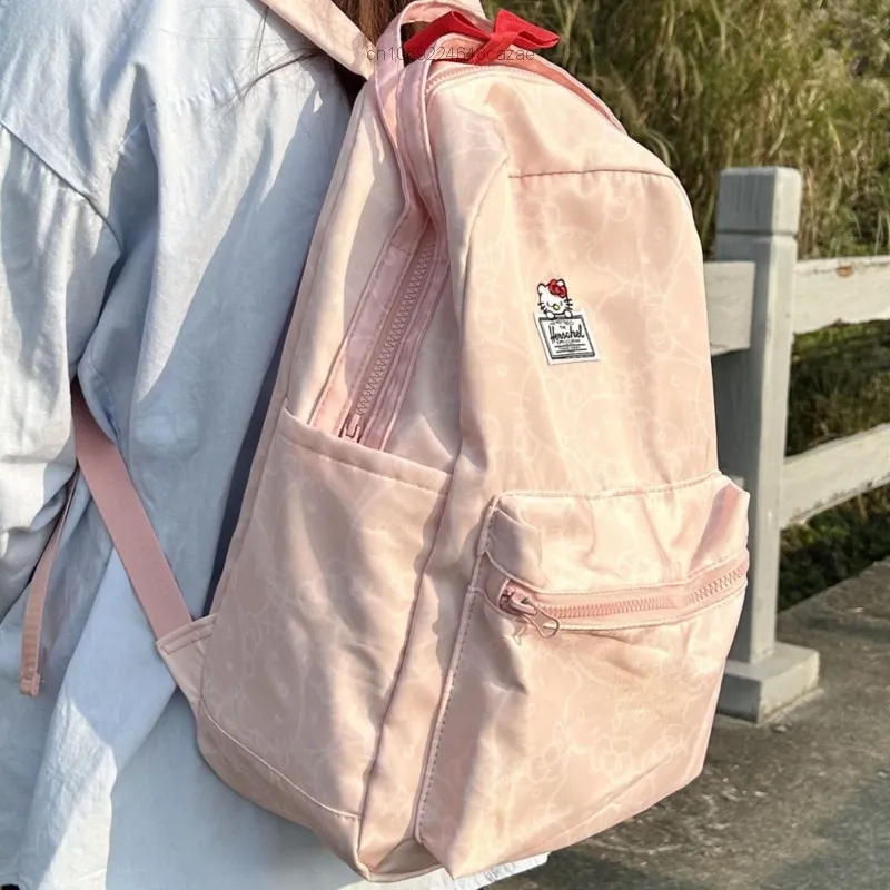 Hello Kitty Plants Black/Pink Messenger Bag (14)