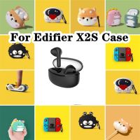 READY STOCK! For Edifier X2S Case Simple Cartoon Dragon for Edifier X2S Casing Soft Earphone Case Cover