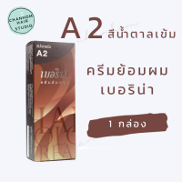 เบอริน่า A2 สีน้ำตาลเข้ม สีย้อมผมเบอริน่า สีผมเบอริน่า ครีมย้อมผมเบอริน่า ย้อมผมสีน้ำตาล สีน้ำตาลเข้ม  Berina hair color