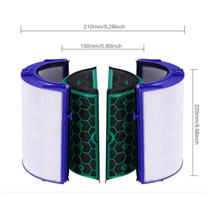 4x-replacement-filter-for-hp04-tp04-dp04-air-purifier-sealed-pure-cool-filter-hepa-filter-activated-carbon-filter