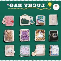 COD KKW MALL 100 READY STOCK ?10 COLORS Ruosu Liangpin new short PU multi-card position small crowd wallet cute cartoon girl heart two pairs of folding