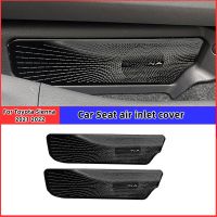 2PCS รถที่นั่ง Air Inlet ฝาครอบป้องกันรถที่นั่งกันฝุ่นสติกเกอร์สำหรับ Toyota Sienna 2021 2022อุปกรณ์จัดแต่งทรงผม