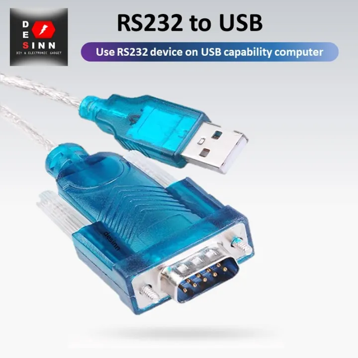 USB to RS232 COM Port Serial PDA 9 pin DB9 Cable Adapter Support