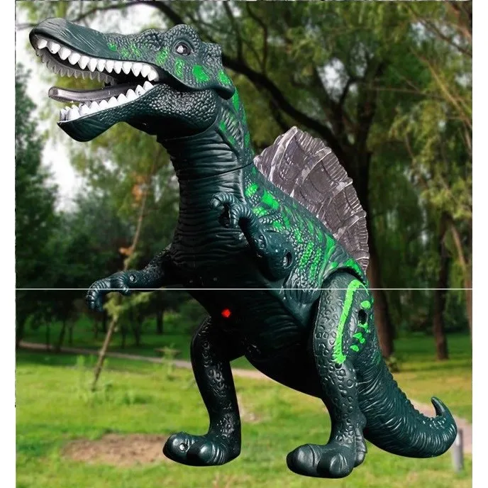 green spinosaurus toy