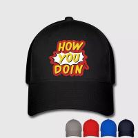 friends tv show how you doin print caps hats unisex men women cotton cap baseball cap sports cap outdoors cap snapback hat hip hop fitted cap fashion cool caps hats headgear