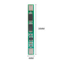 TingSun 1ชิ้นแบตเตอรี่ Li-Ion 4A 1S 3.7V BMS PCM 18650แผ่นป้องกัน MOS คู่