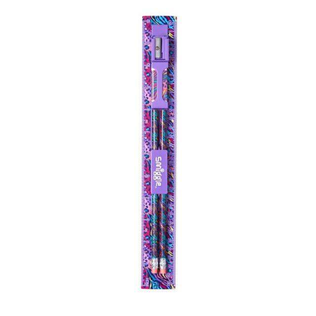 Smiggle Combo Ruler Stationery Set Includes Pencil Eraser Sharpener Lazada PH