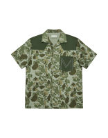 [MOO 2/21] Camouflage Shirt เสื้อเชิ้ตผู้ชาย แขนสั้น ลายทหาร