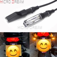 ﹊ Motorcycle E3 LED Turn Signals Amber Ligth Turn Indicator Blinker Universla for Yamaha Suzuki Honda Ducati Kawasaki Z750 Flasher