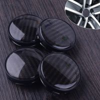 Style car 4 Pc 60mm 58mm Carbon Fiber Pattern SUV Car Wheel Center Hub Caps Decorate Cover