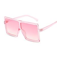 HOT★Oversized Shades Sunglasses Woman Pink Fashion Square Glasses Big Frame Sun Glasses Female Vintage Retro Unisex Oculos Feminino