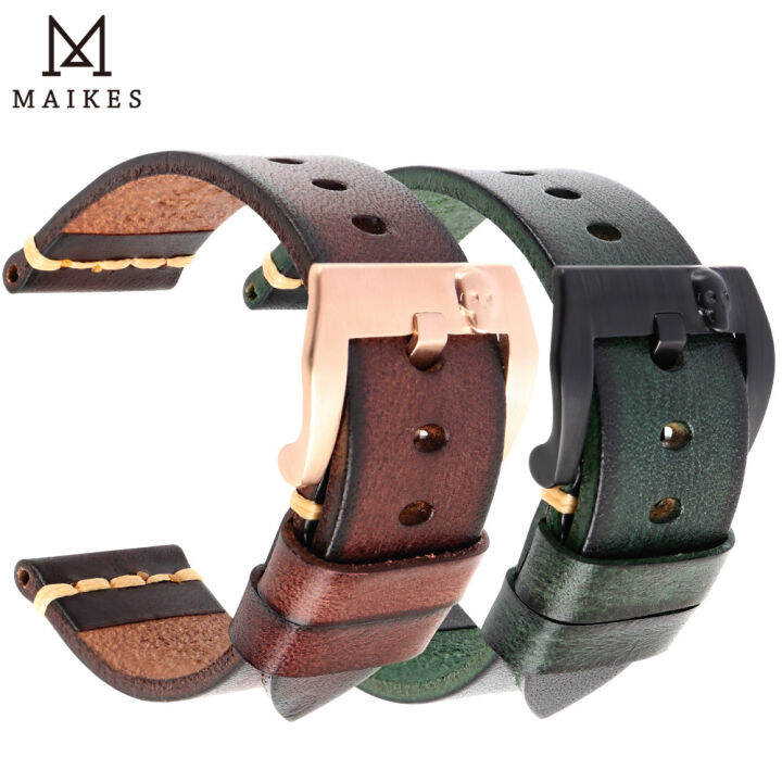 Handmade italian leather hot sale watch straps