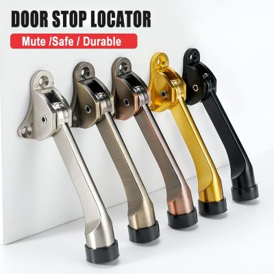 【LZ】✑卍♈  Kickdown Door Stopper Premium Holder Doorstop Heavy Duty Metal Kickstand For Home Heavy Door NIN668