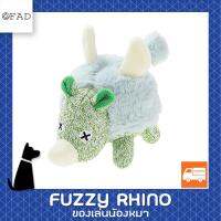 FAD - ของเล่นสุนัข แบรนด์จากญี่ปุ่น รุ่น Animal Plush Toy Fuzzies รูป Rhino