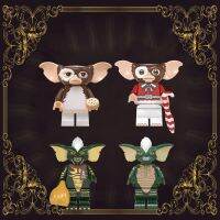 Gremlins Gizmo Stripe TV ภาพยนตร์การ์ตูนอนิเมะน่ารักอิฐรูปปั้นขนาดเล็กของขวัญวันเกิดของเล่นเพื่อพัฒนาการสำหรับเด็ก DIY บล็อกตัวต่อ