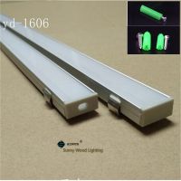 5-30PcsLot 1Meter Aluminium Profile For 5050 Double Row Led Strip Base Bar Light 16mm Pcb With Fittings